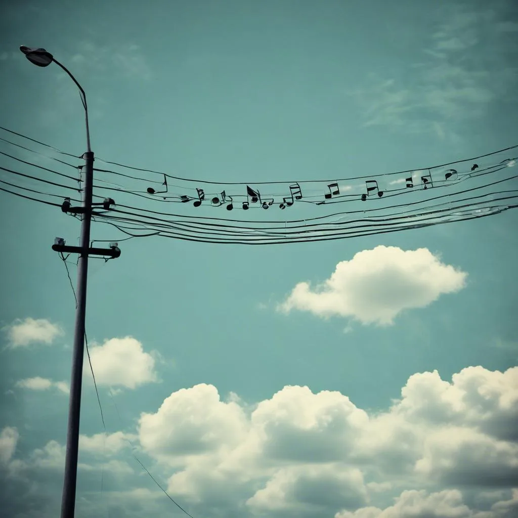 Featured visuals and Music -2 2 Flutes and strings