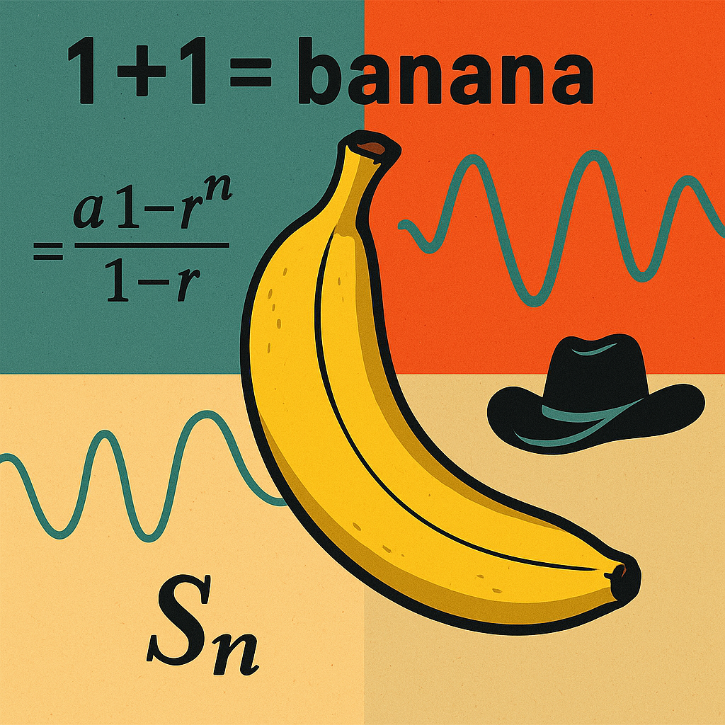 The Banana Truth ~ When 1+1 Refuses to Be 2