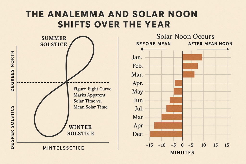 The equation of time 6 Analemma and solar noon