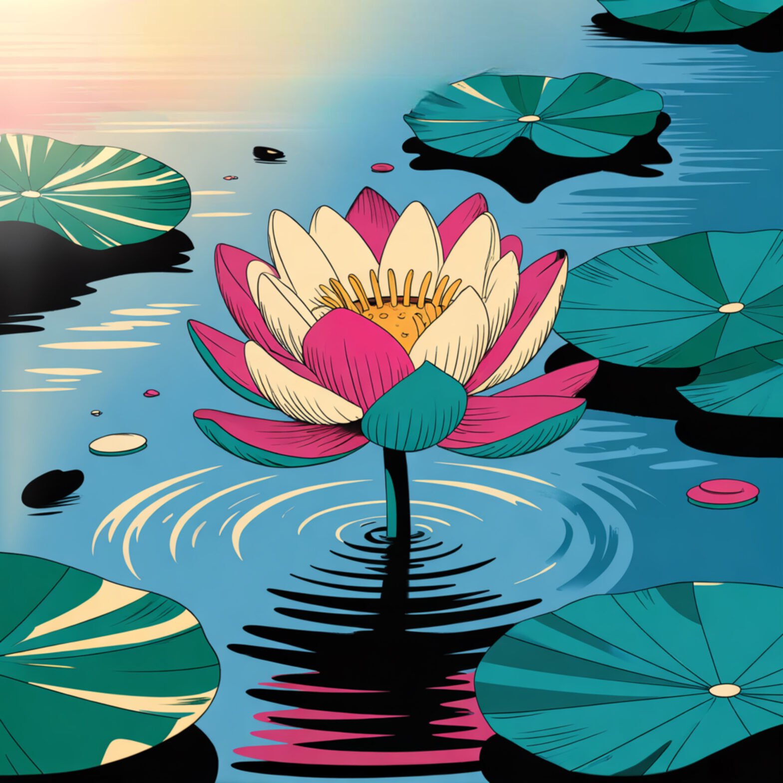 The lotus flower