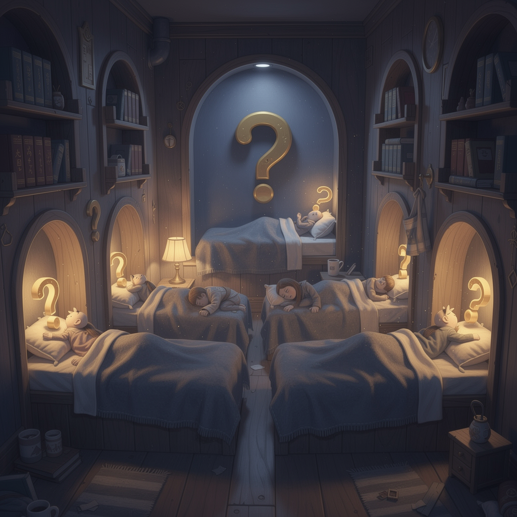 A niche where even questions… have somewhere to sleep 2 A niche where even questions… have somewhere to sleep.