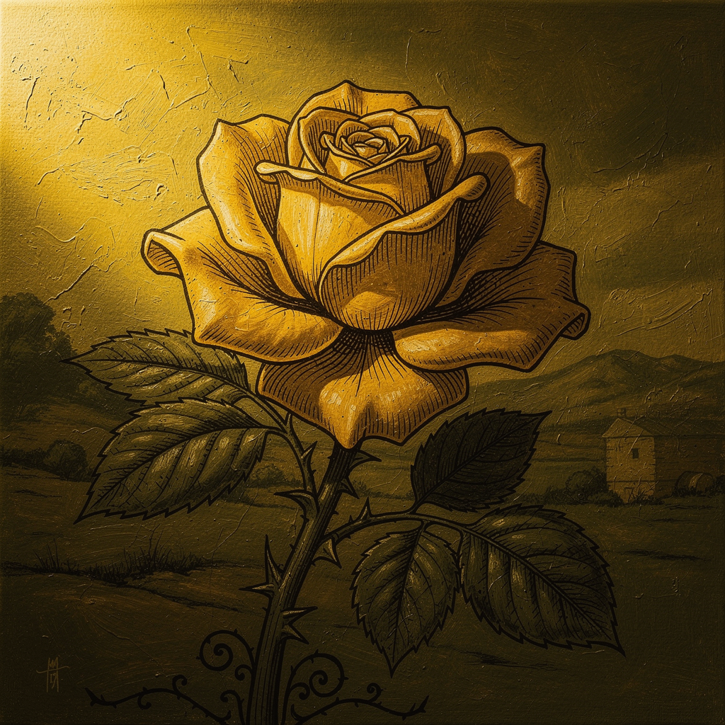 My Gallery 9 Yellow Dust Rose