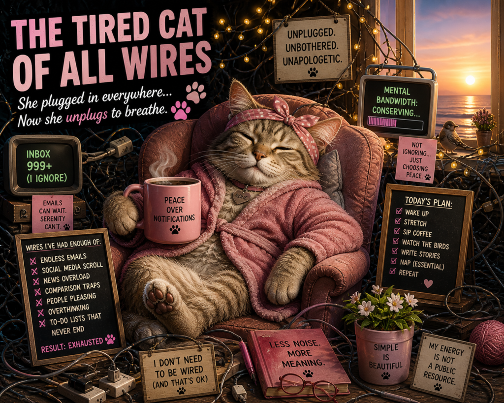 The Tired Cat of All Wires…