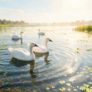 My Gallery 7 Pondside Gooses
