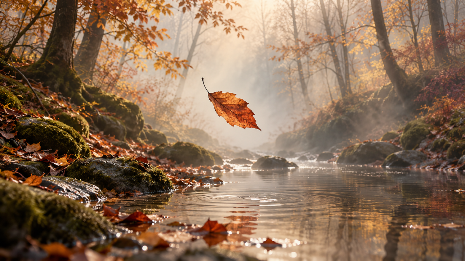 A Leaf Between Words